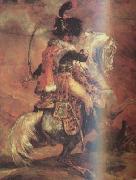 Theodore Gericault Chasseur of the Imperial Guard,Charging (mk10) oil painting artist